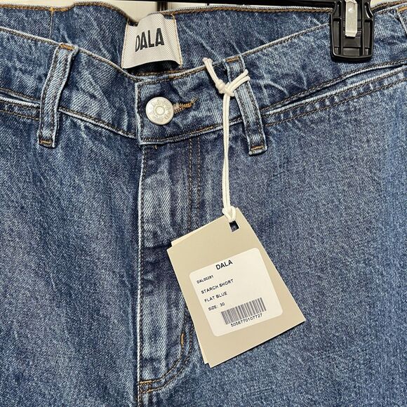 DALA Starch Short Flat Blue Sz 30 NWT - Picture 6 of 10